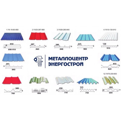 Профнастил (профлист) С8 RAL 8001 охра коричневая